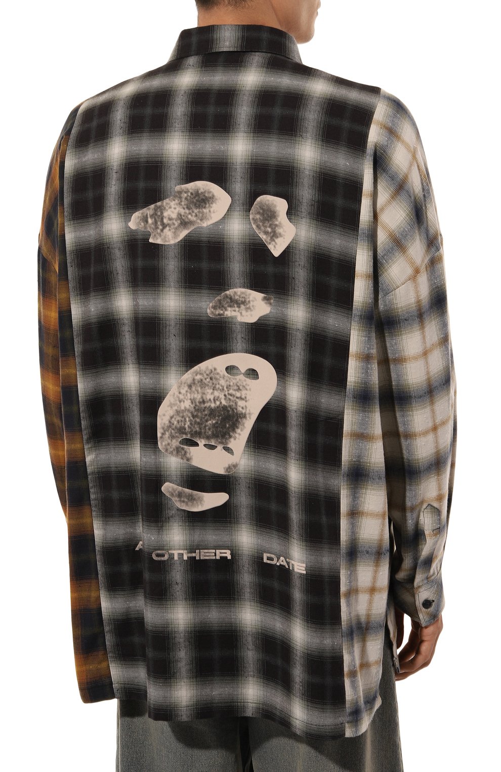 Хлопковая рубашка AN OTHER DATE разноцветного цвета по цене 35000 руб., арт. F40DMASI093, фото 4 Хлопковая рубашка AN OTHER DATE, арт. F40DMASI093, фото 4