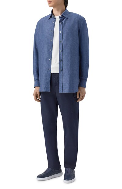 Рубашка из хлопка и льна STEFANO RICCI, арт. MC007956/R1964, фото 2