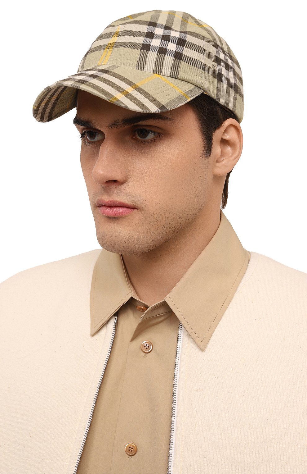 Хлопковая бейсболка BURBERRY, арт. 8075635, фото 2