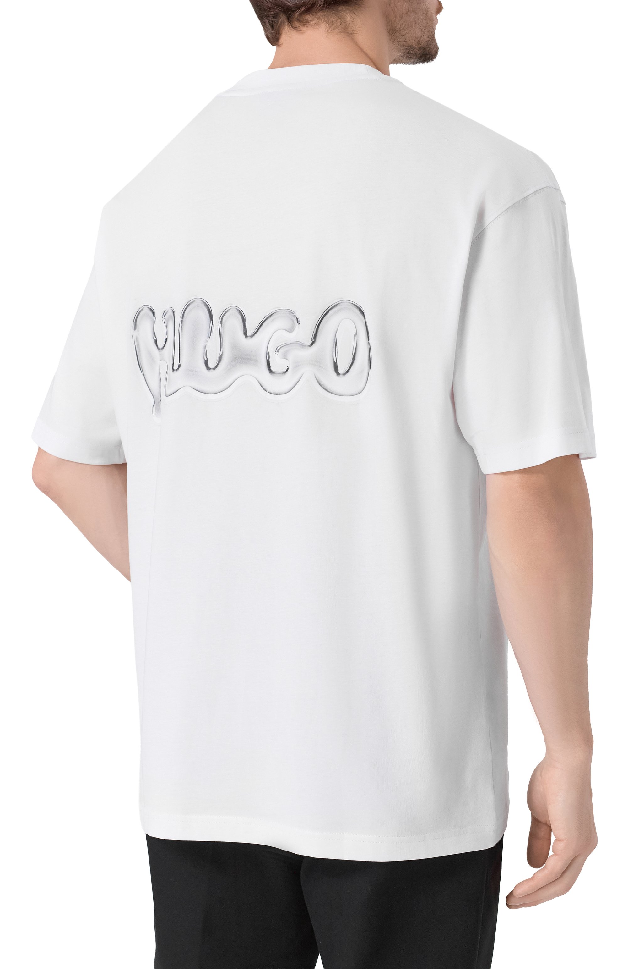 Хлопковая футболка HUGO BLUE, арт. 50549769, фото 4