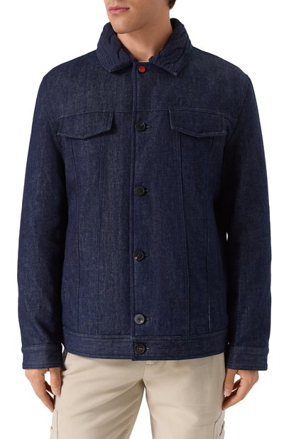 Джинсовая куртка-рубашка KITON, арт. UW2222V0438H03, фото 3