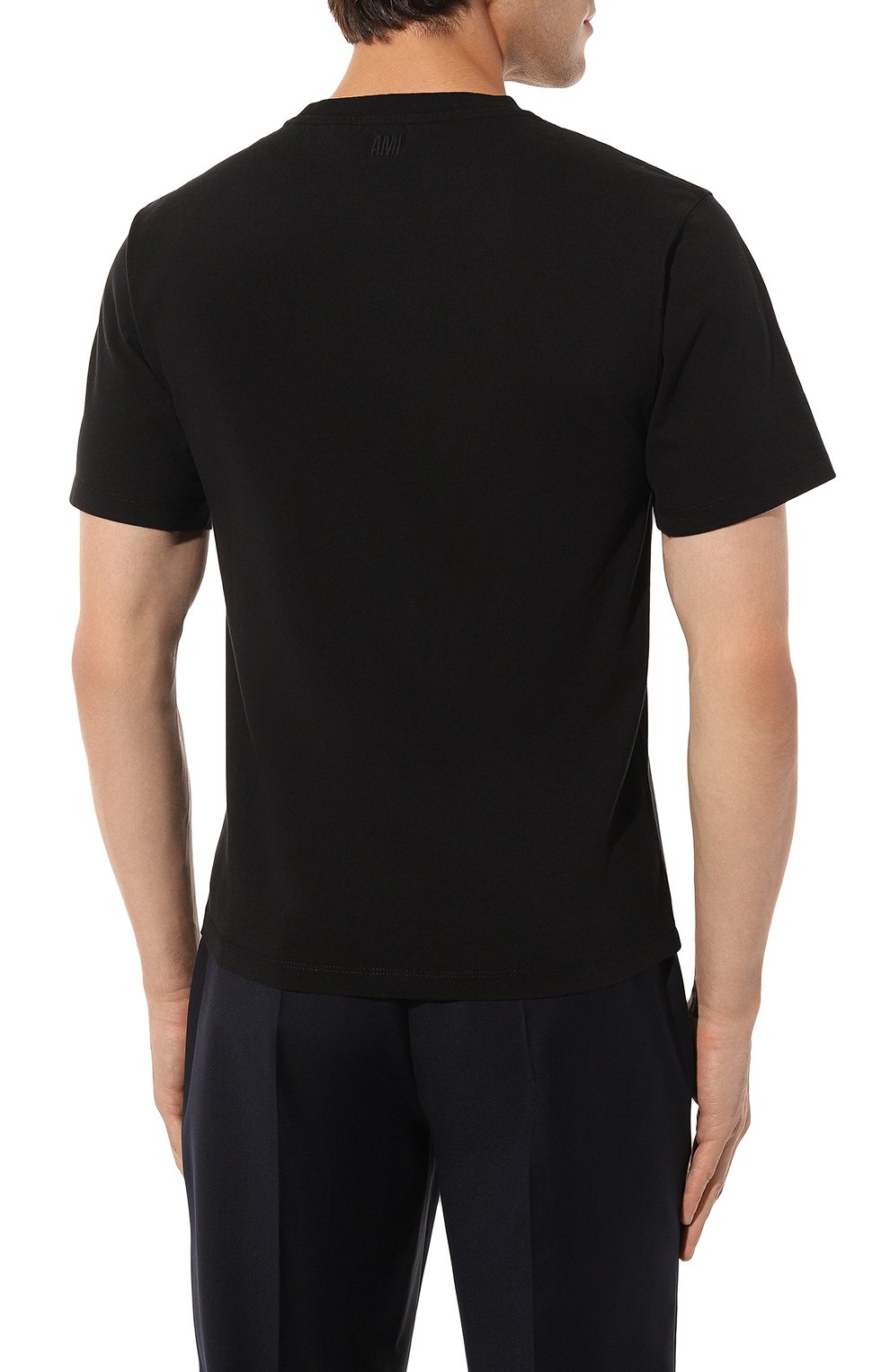 Хлопковая футболка AMI, арт. HTS010 702, фото 4