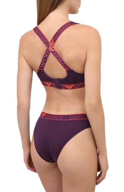 Хлопковый бюстгальтер EMPORIO ARMANI, арт. 163995/0A317, фото 3