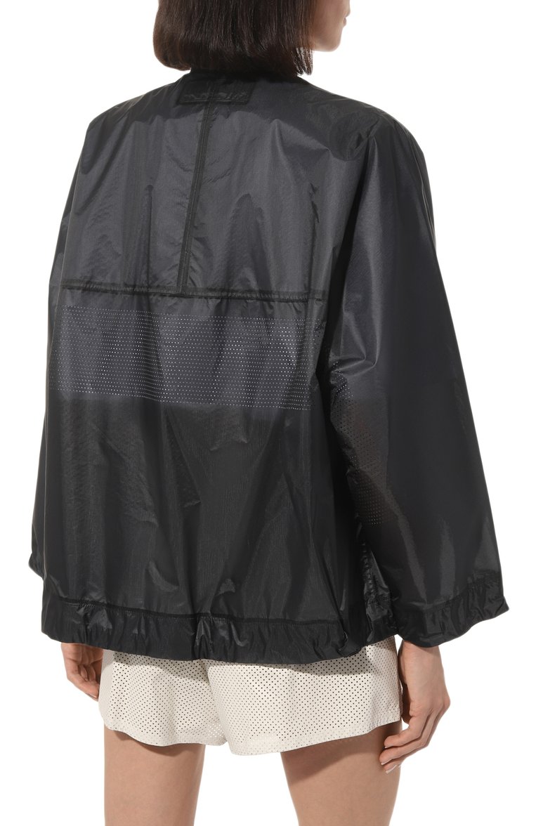 Женская ветровка prada linea rossa PRADA черного цвета, арт. 291914-1S0F-F0002-211 | Фото 4 (Рукава: Длинные; Длина (верхняя одежда): Короткие; Материал внешний: Синтетический материал; Стили: Спорт-шик; Кросс-КТ: Ветровки, Куртка)