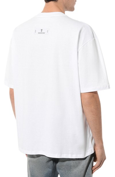 Хлопковая футболка DIEGO VENTURINO, арт. D3W3TS0SWAG, фото 4