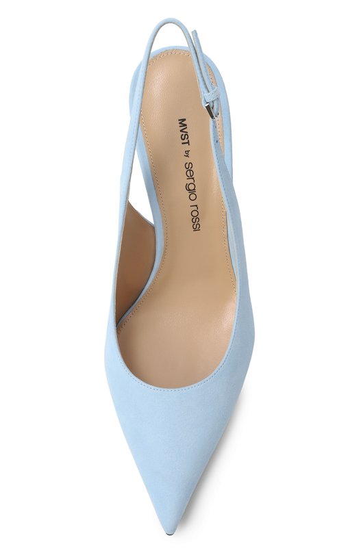 Замшевые туфли MVST by Sergio Rossi MVST B14260-SUEDE Голубой  B14260-SUEDE Фото 6