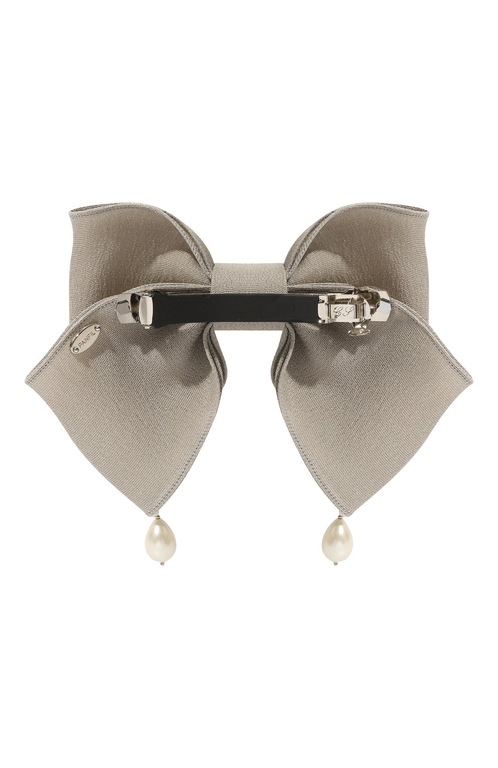 Бант PANFIL серого цвета по цене 12500 руб., арт. 31-MINP, фото 3 Бант PANFIL, арт. 31-MINP, фото 3