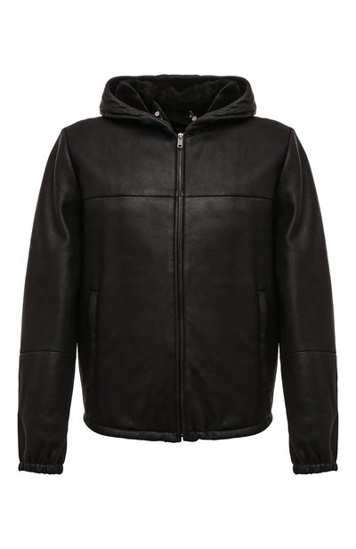 Мужская дубленка из овчины PRADA, арт. UPW334-1XAN-F0002