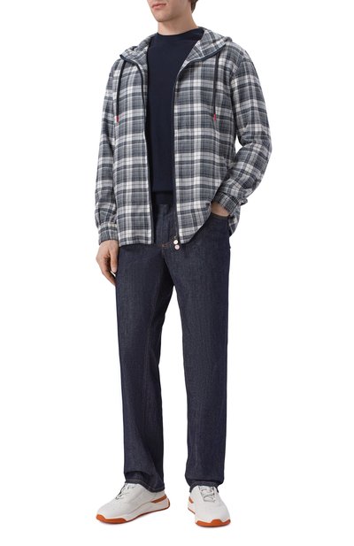 Мужская хлопковая рубашка KITON, арт. UMC010H0907206