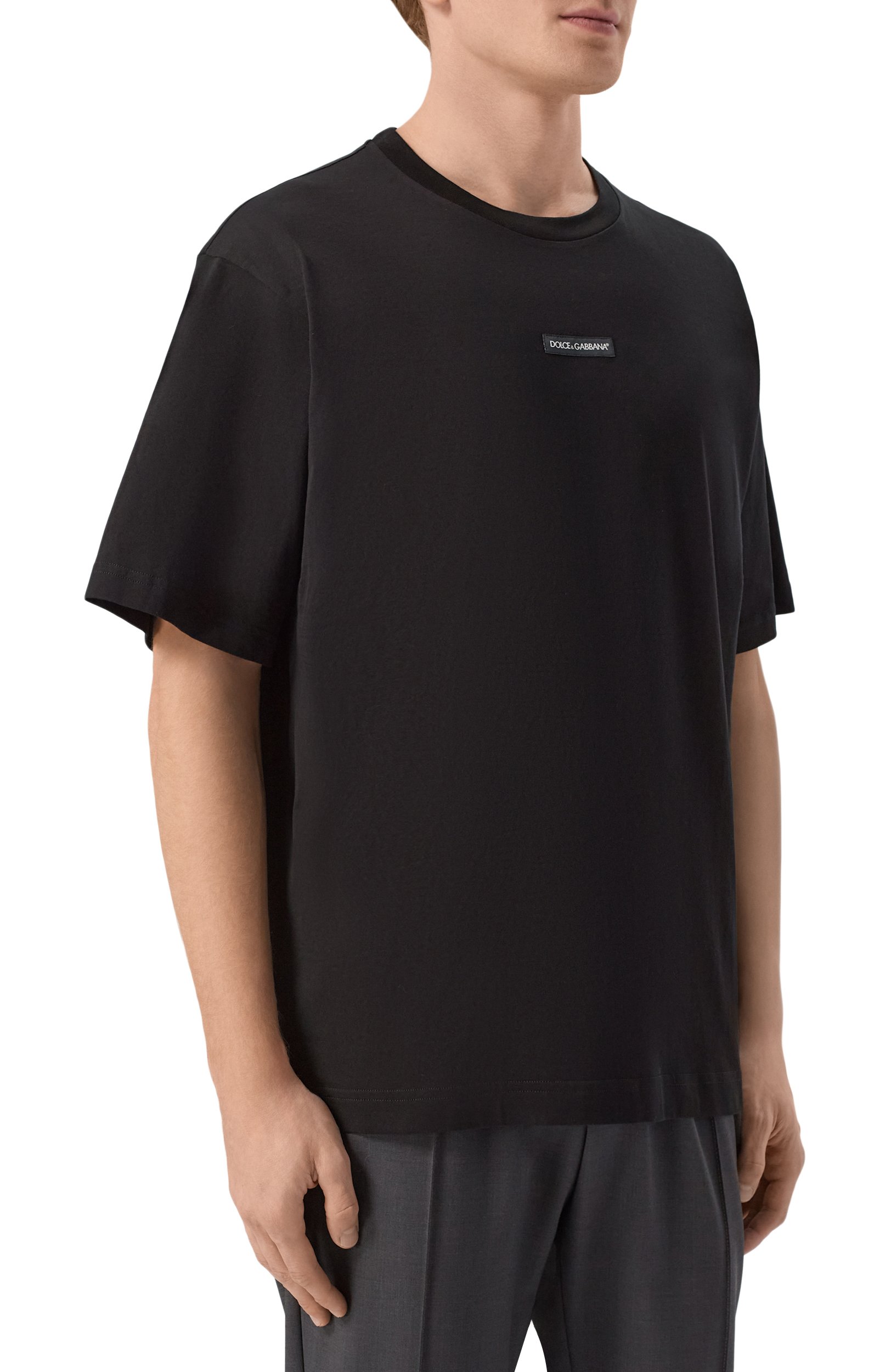 Хлопковая футболка DOLCE & GABBANA, арт. G8PN9T/G7QNP, фото 3