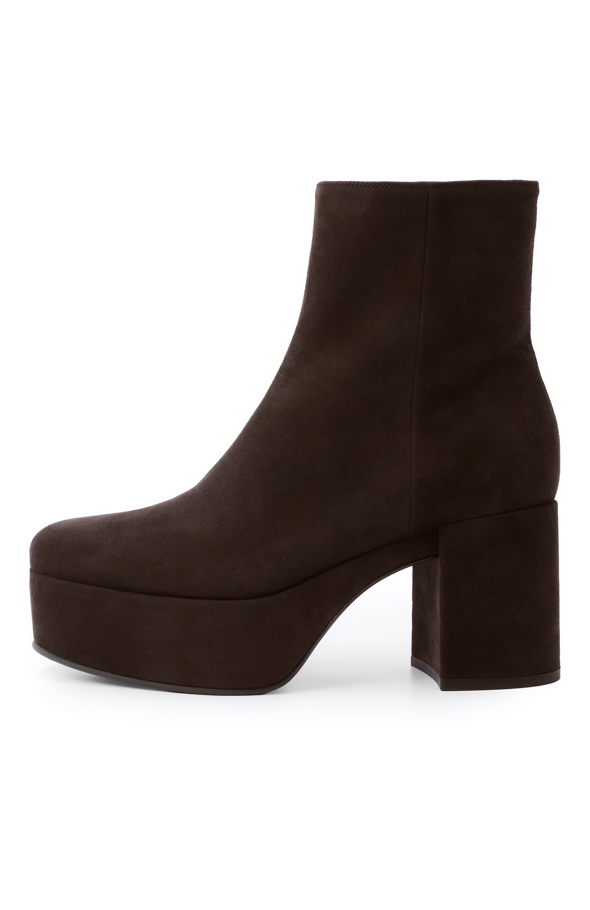 Замшевые ботильоны sally 75 GIANVITO ROSSI, арт. G72803.35RIC.CASM0KA, фото 4