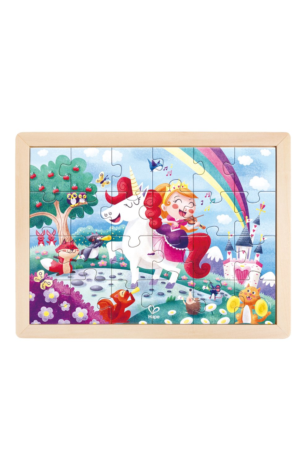 Пазл-раскраска единорог и принцесса HAPE разноцветного цвета по цене 2610 руб., арт. E1642_HP, фото 2 Пазл-раскраска единорог и принцесса HAPE, арт. E1642_HP, фото 2