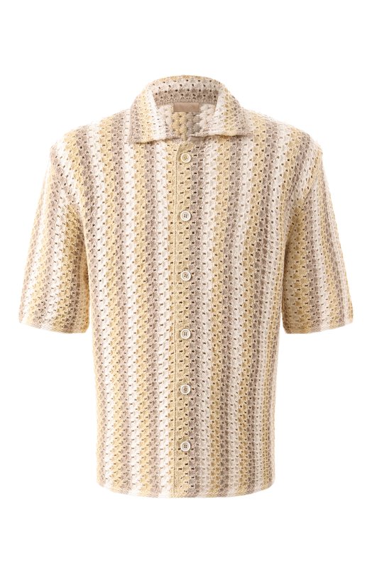 Хлопковая рубашка MVST 25E/X1P/0/A007/7594 Бежевый 25E/X1P/0/A007/7594