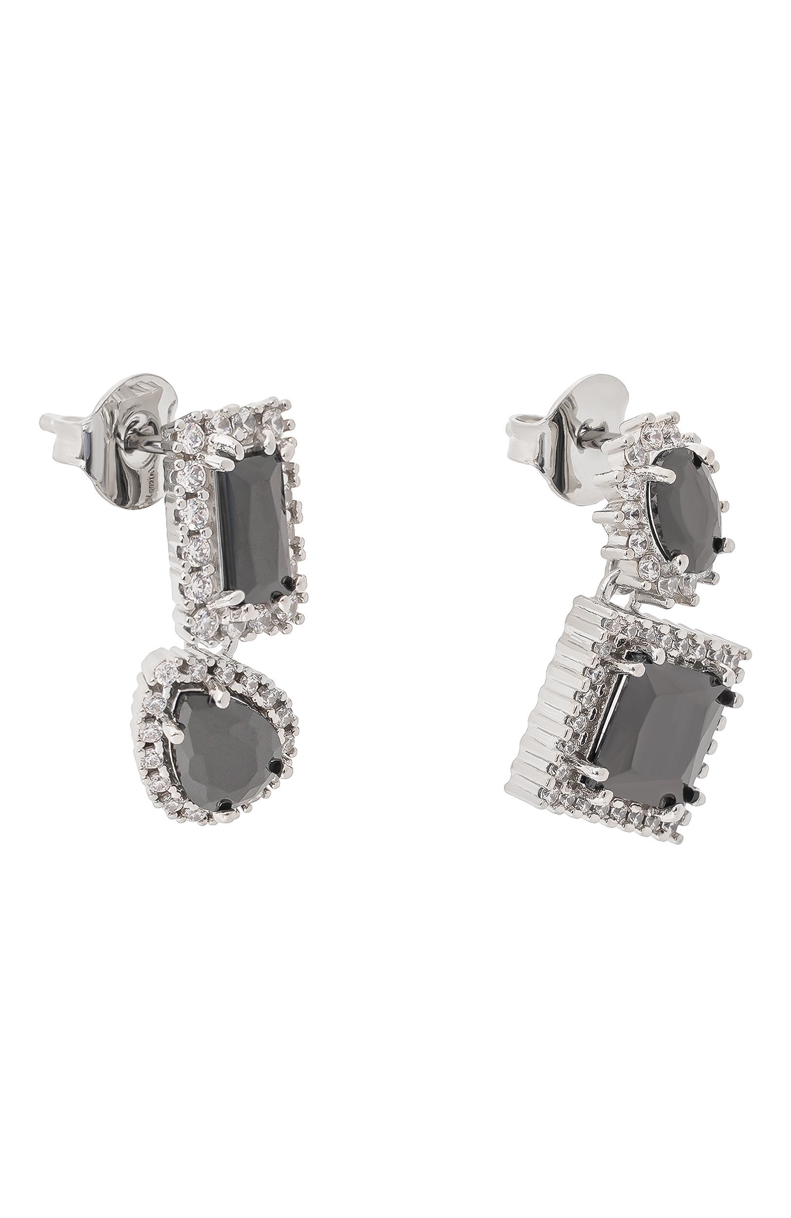 Серьги MAISON MARGIELA черного цвета по цене 57700 руб., арт. SM1VG0071/P9144, фото 3 Серьги MAISON MARGIELA, арт. SM1VG0071/P9144, фото 3