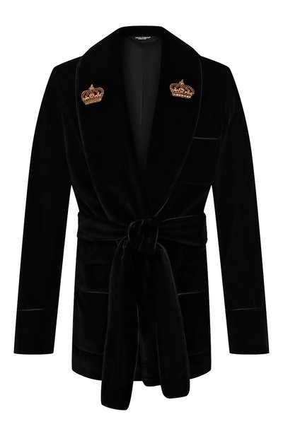 Хлопковый пиджак DOLCE & GABBANA, арт. G001JZ/FUWBN, фото 1