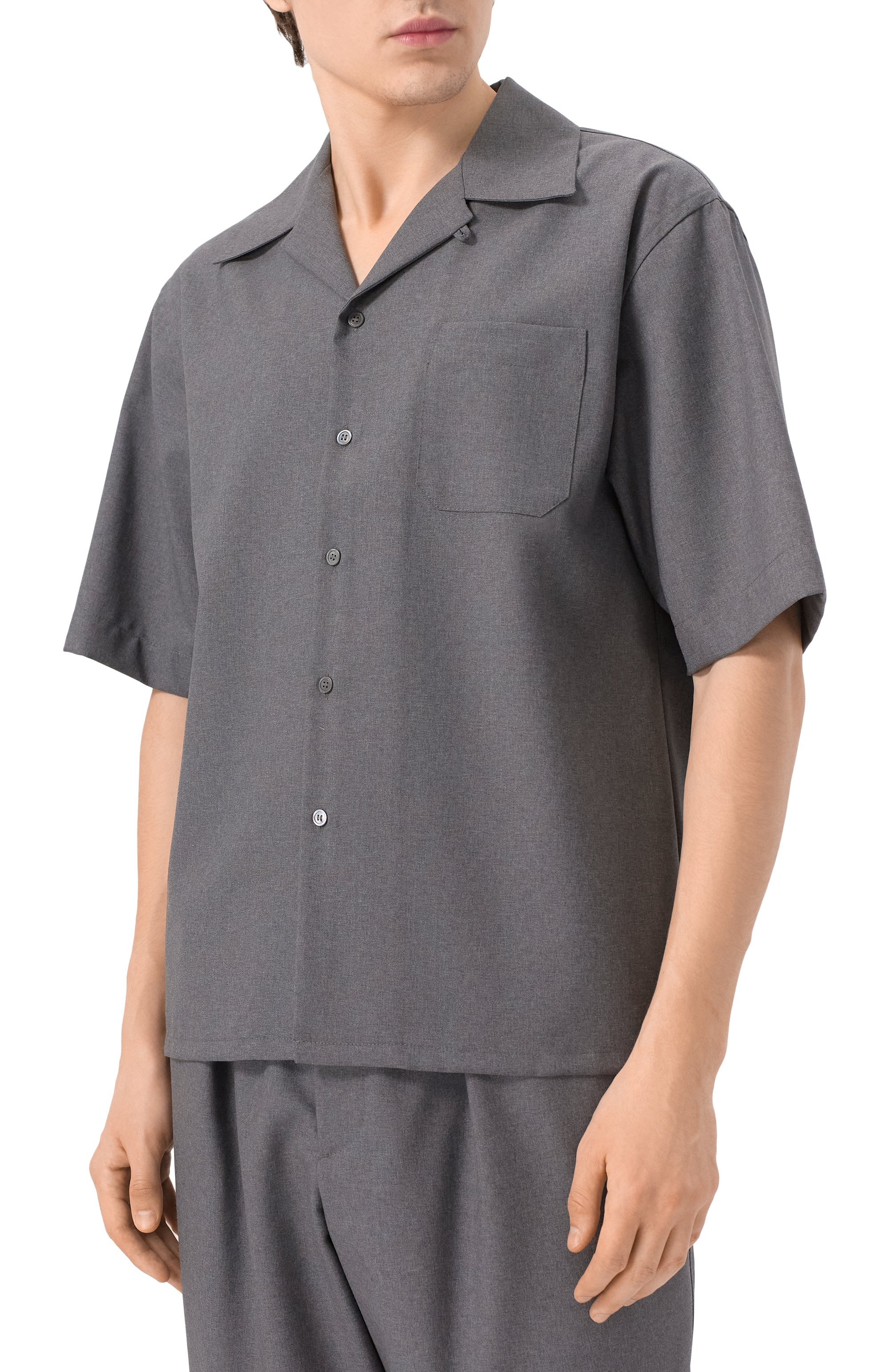 Шерстяная рубашка MARNI, арт. CUMU0213A5/TW839, фото 3