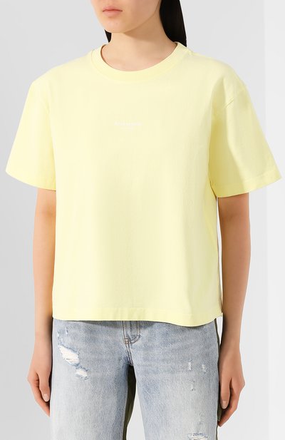Хлопковая футболка ACNE STUDIOS, арт. AL0135, фото 3