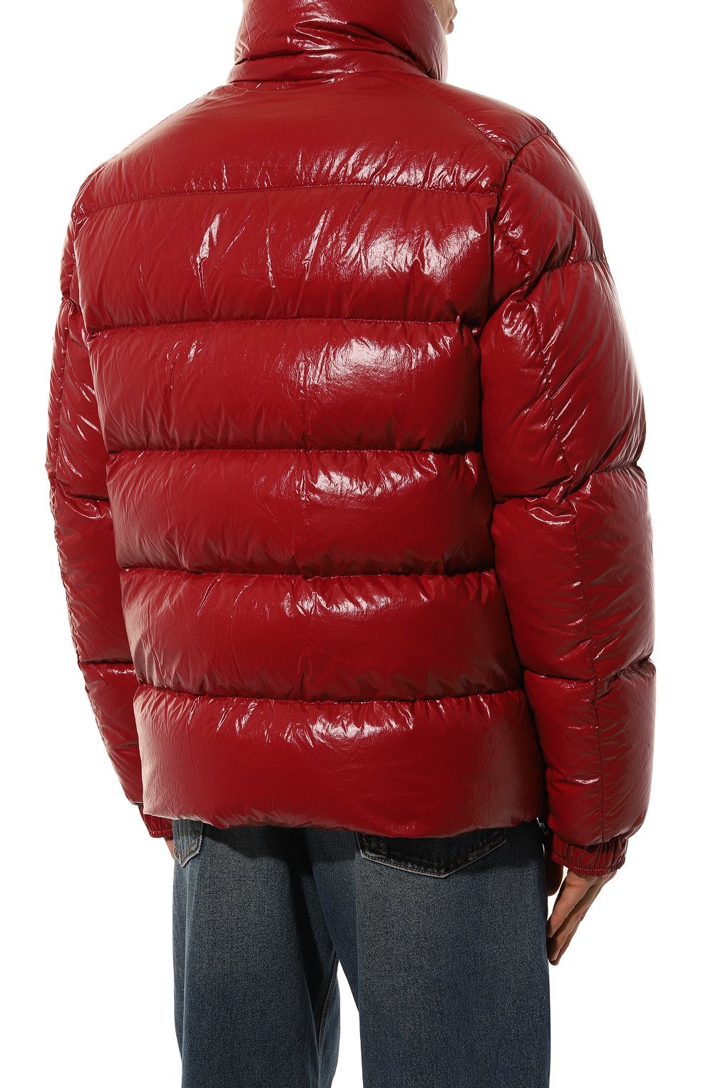 Пуховик maya 70 MONCLER красного цвета по цене 154500 руб., арт. 1A002-56-5969T, фото 4 Пуховик maya 70 MONCLER, арт. 1A002-56-5969T, фото 4