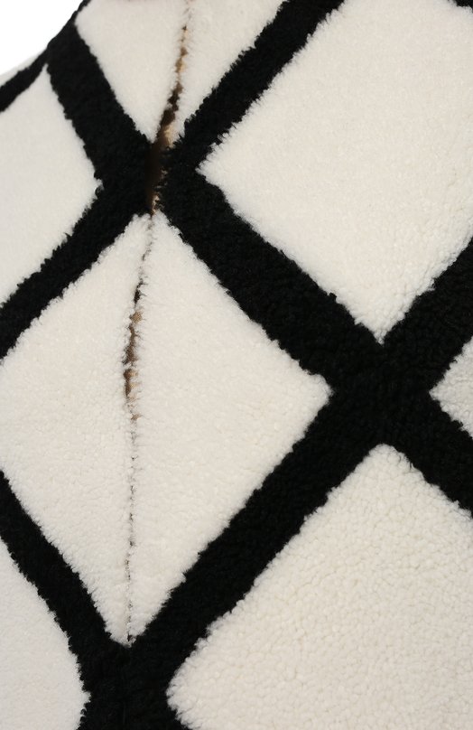 Жилет из овчины Valentino SF3FCA596CF Чёрно-белый  SF3FCA596CF Фото 5