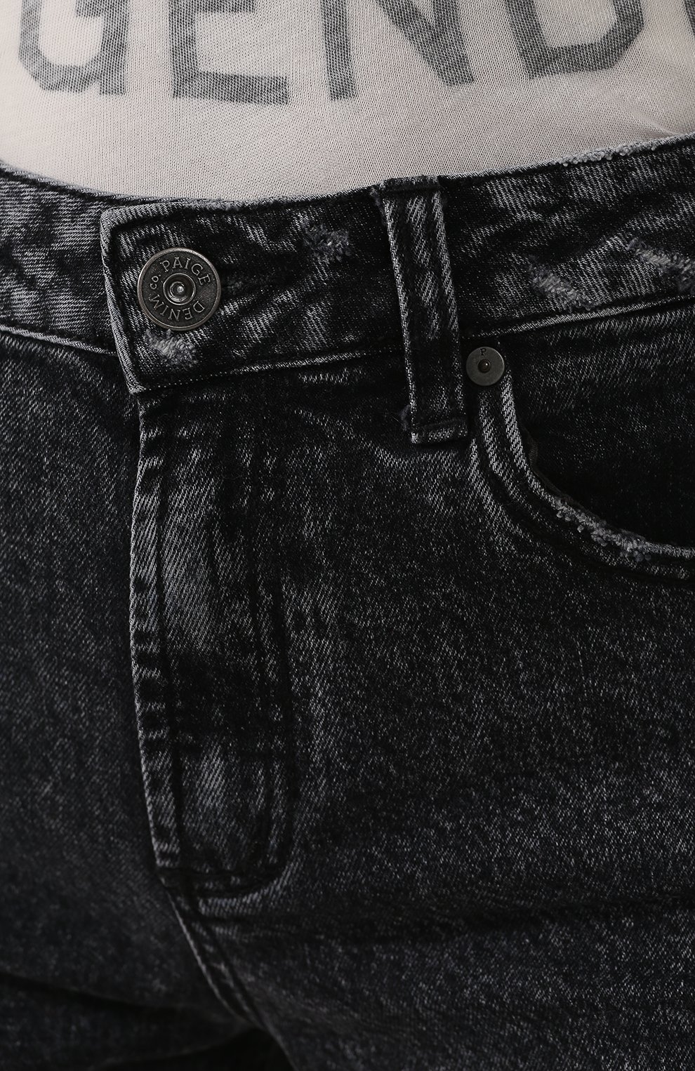 Джинсовые шорты с отворотами PAIGE, арт. 3857C35-5560, фото 5