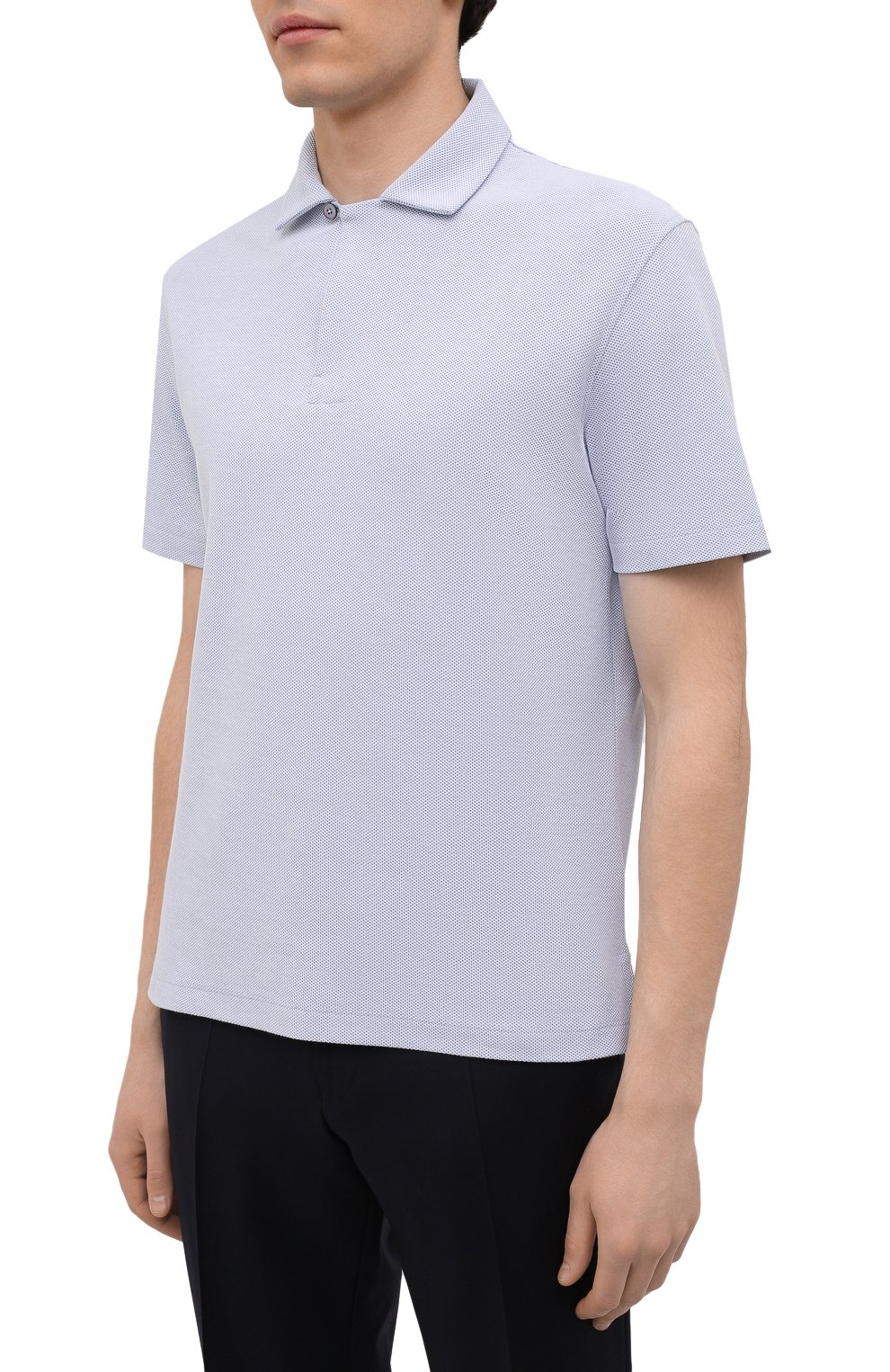 Хлопковое поло ZEGNA, арт. UZ351/757, фото 3