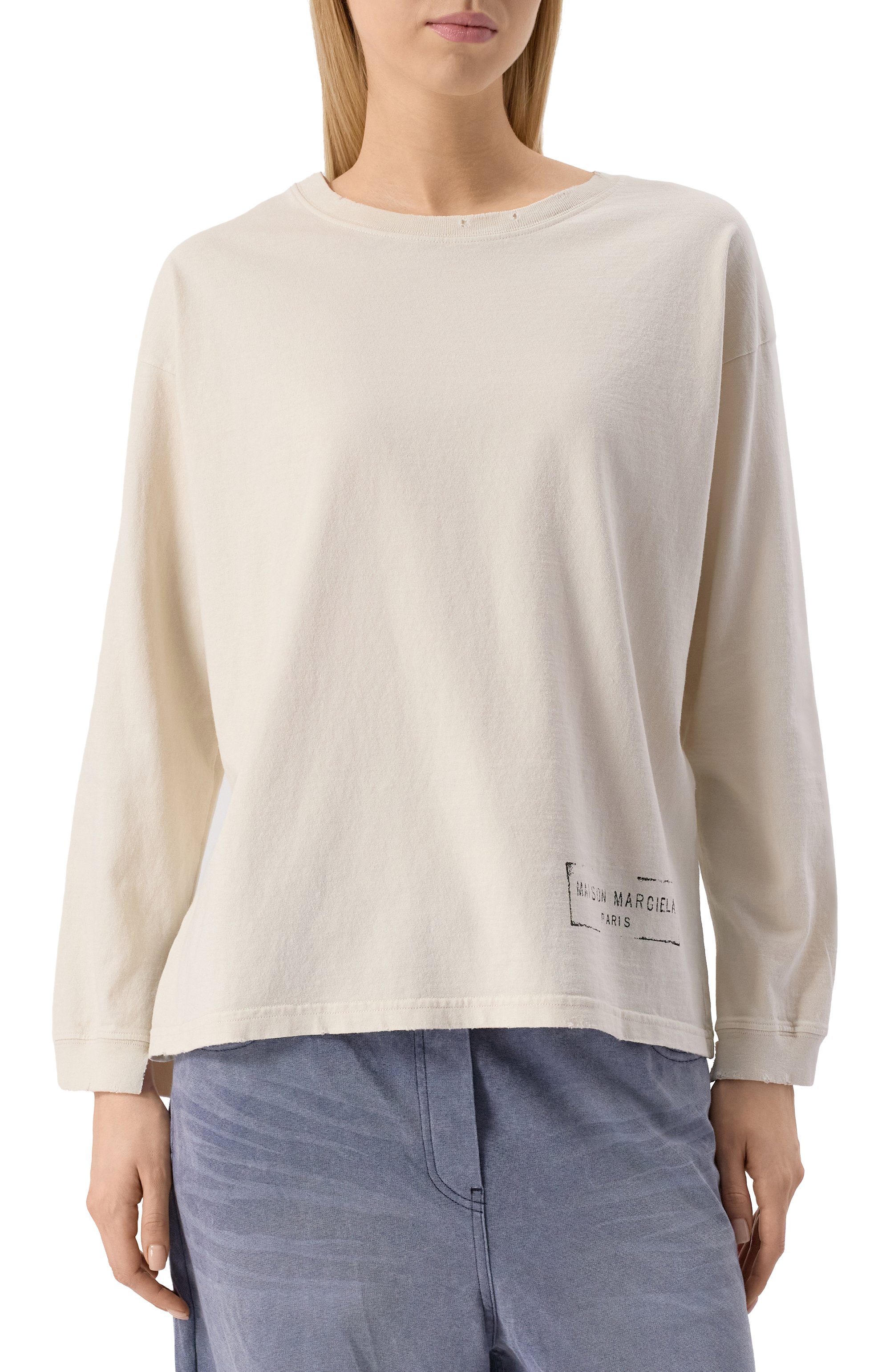 Хлопковый лонгслив MAISON MARGIELA, арт. S51GC0535/S24567, фото 3