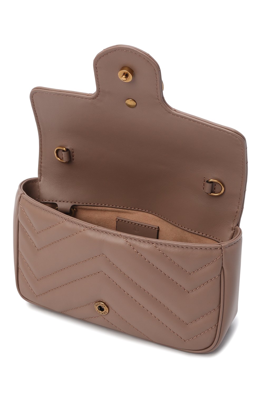 Сумка gg marmont super mini GUCCI, арт. 476433/DTDCT, фото 5