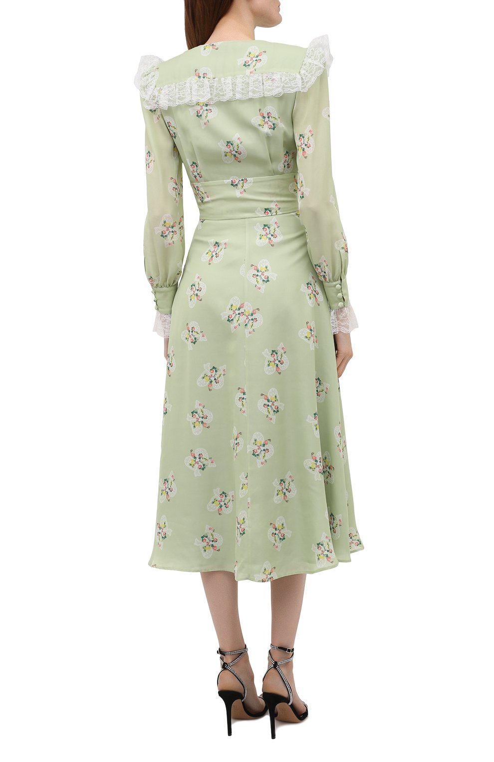 Шелковое платье ALESSANDRA RICH, арт. FAB2370-F3102, фото 4