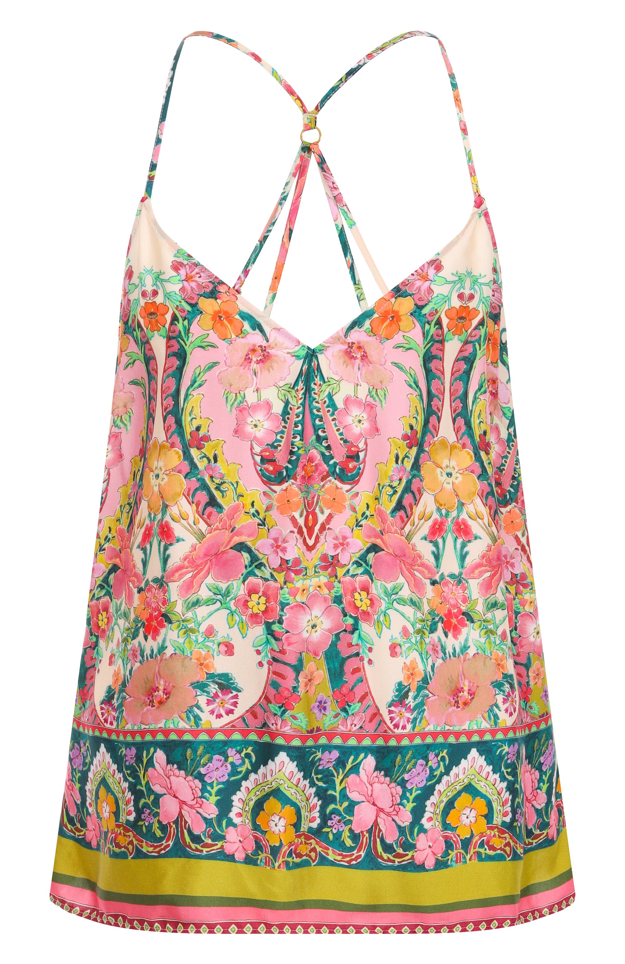 Топ из вискозы LISE CHARMEL розового цвета по цене 22720 руб., арт. ALJ4239, фото 1 Топ из вискозы LISE CHARMEL, арт. ALJ4239, фото 1