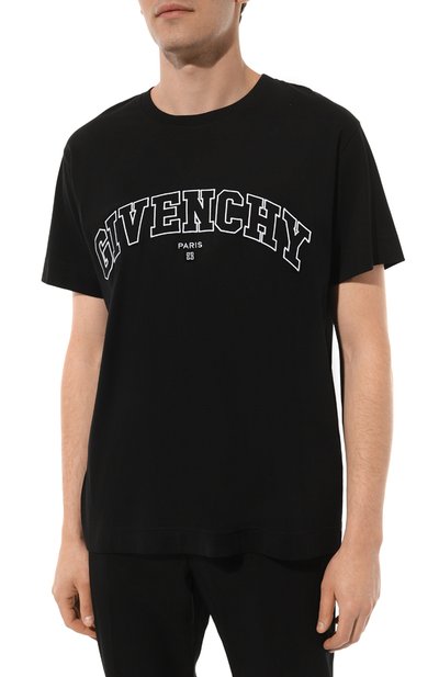 Хлопковая футболка GIVENCHY, арт. BM71CW/3Y6B, фото 3