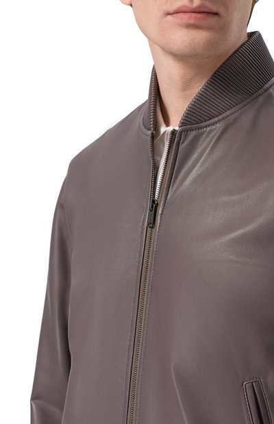 Кожаный бомбер MVST, арт. M25.1PM.0009/CREAM NAPA_001, фото 5