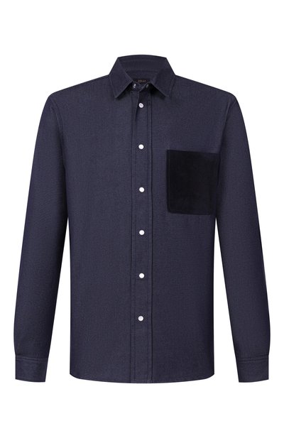 Мужская джинсовая рубашка ZILLI, арт. JPSB22M013950003N/68