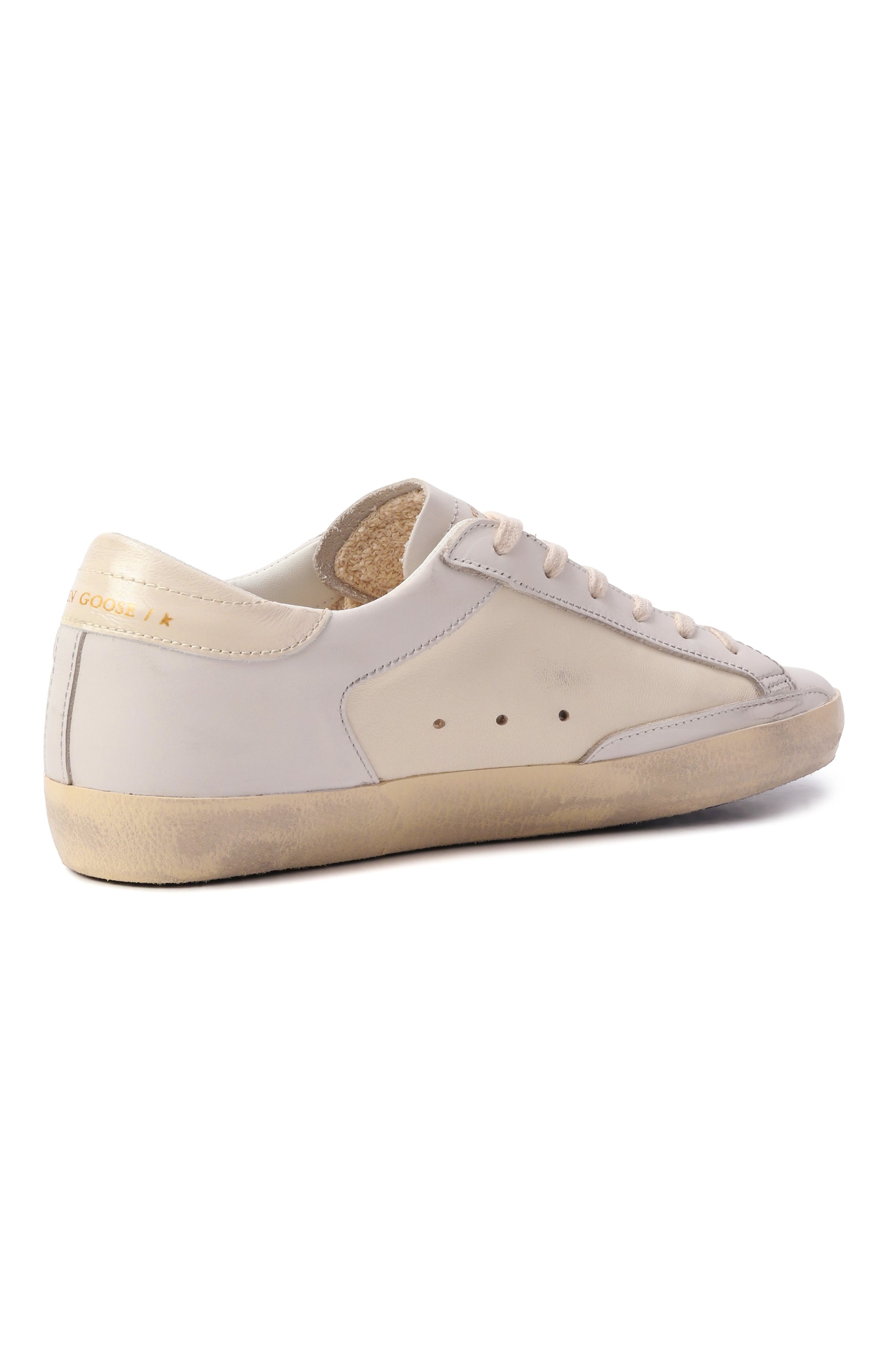Кожаные кеды super-star private edt GOLDEN GOOSE DELUXE BRAND, арт. GWF00103.F007219, фото 5