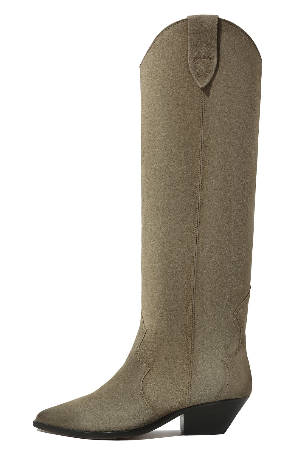 Замшевые сапоги ISABEL MARANT хаки цвета по цене 96800 руб., арт. DENVEE/BT0072-99M074S, фото 4 Замшевые сапоги ISABEL MARANT, арт. DENVEE/BT0072-99M074S, фото 4