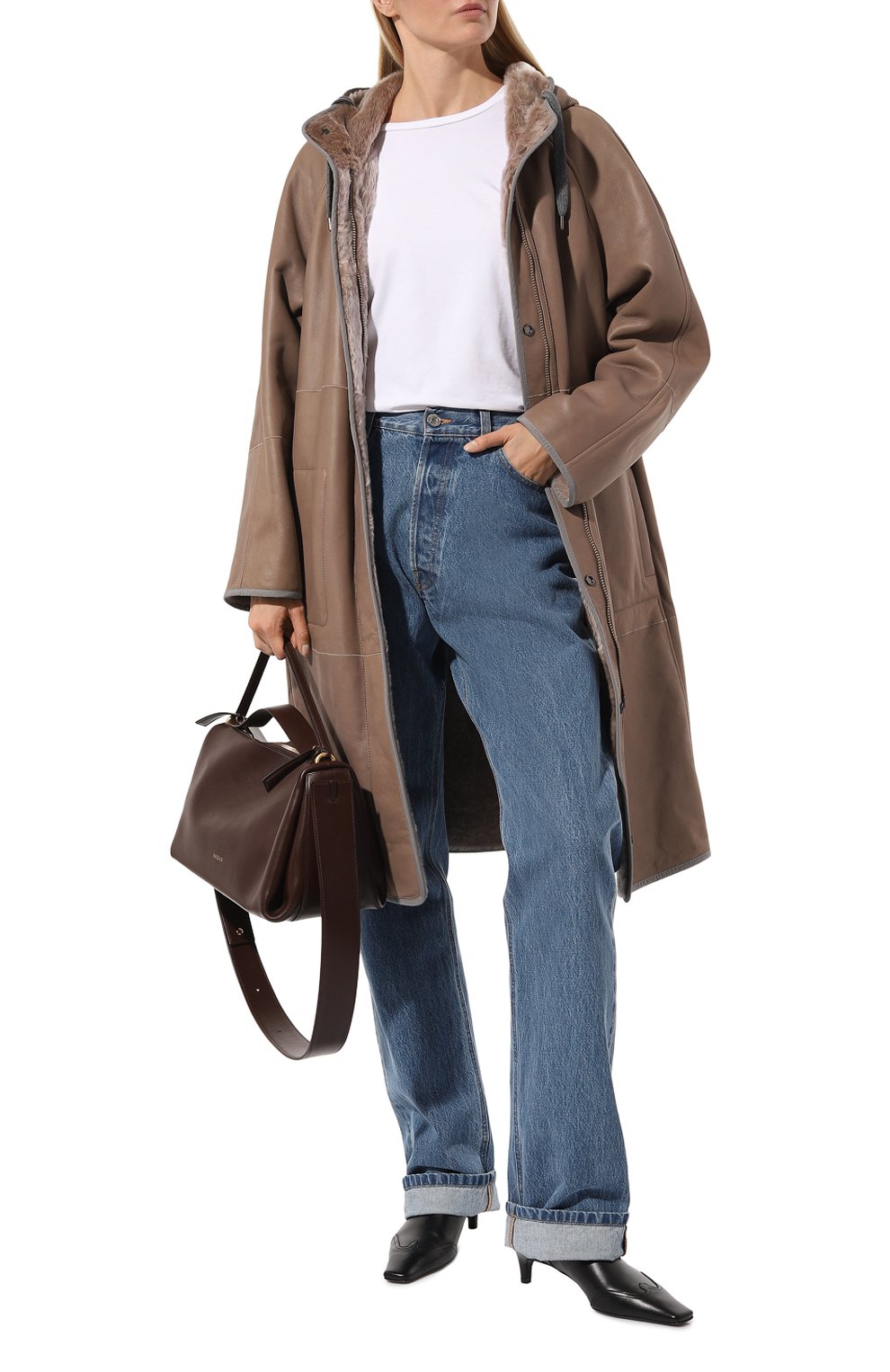 Двусторонняя дубленка BRUNELLO CUCINELLI, арт. MPMRA9715, фото 2