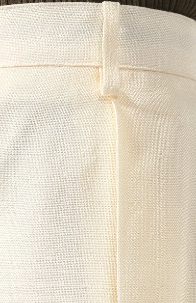 Брюки из вискозы JACQUEMUS белого цвета по цене 44650 руб., арт. 194PA03/32150, фото 5 Брюки из вискозы JACQUEMUS, арт. 194PA03/32150, фото 5