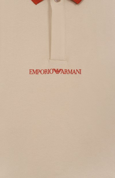 Хлопковое поло EMPORIO ARMANI, арт. EB000665/AF16641, фото 3