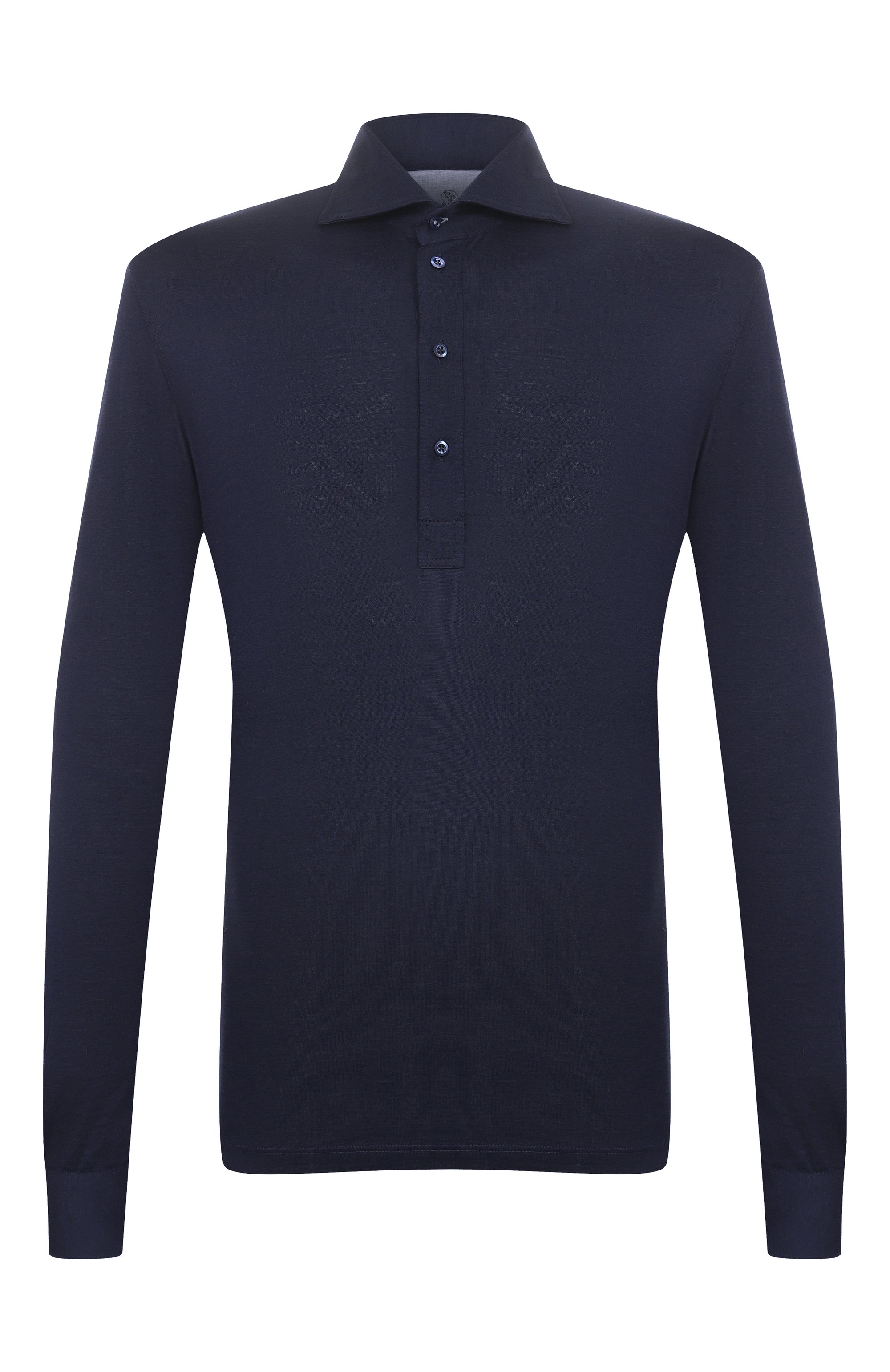 Поло из шелка и хлопка BRUNELLO CUCINELLI, арт. MH8363914, фото 1