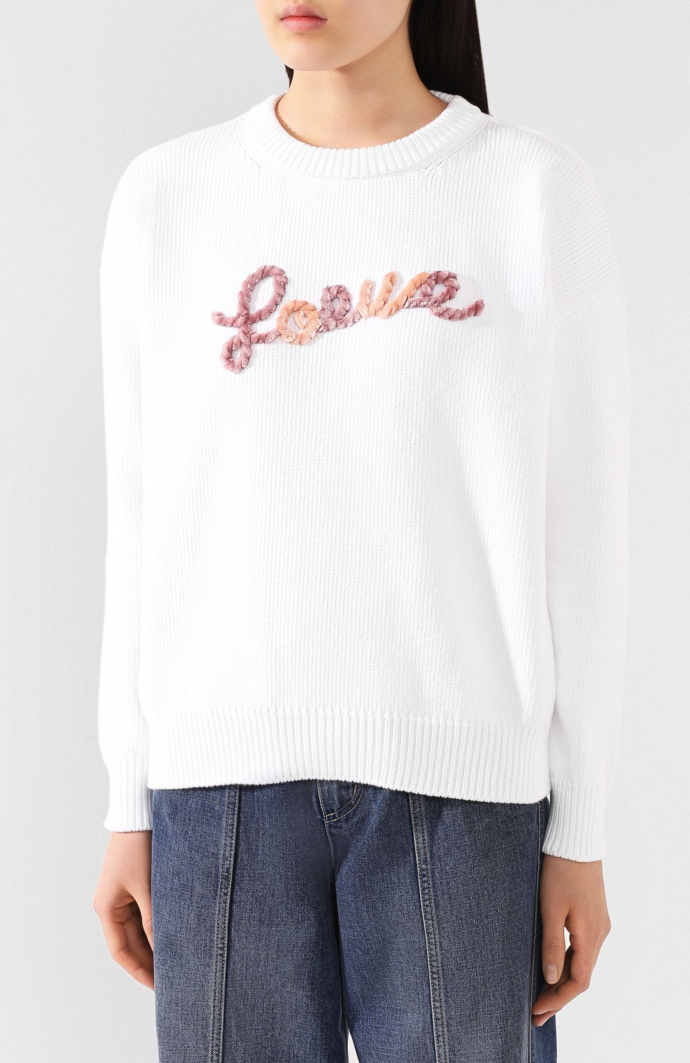 Хлопковый свитер LOEWE, арт. S540333X77, фото 3