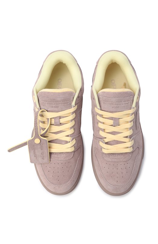 Замшевые кеды Out of Office Off-White 0WIA259F25LEA0096D6D Бежевый  0WIA259F25LEA0096D6D Фото 6