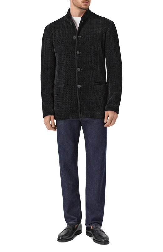 Однобортный пиджак Giorgio Armani GM002331/TE17715 Чёрный  GM002331/TE17715 Фото 2