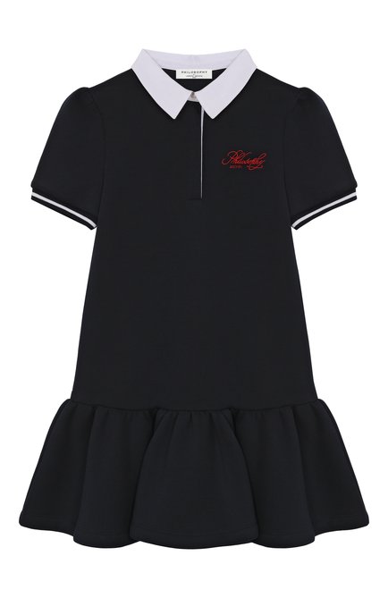 Хлопковое платье PHILOSOPHY DI LORENZO SERAFINI KIDS, арт. I9F905/6036/12-14