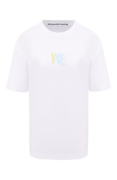 Женская хлопковая футболка ALEXANDER WANG, арт. UCC1211022