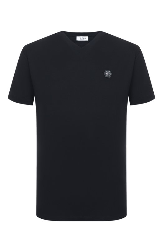 Хлопковая футболка Philipp Plein AAEC MTK8745 PJY002N Чёрный AAEC MTK8745 PJY002N