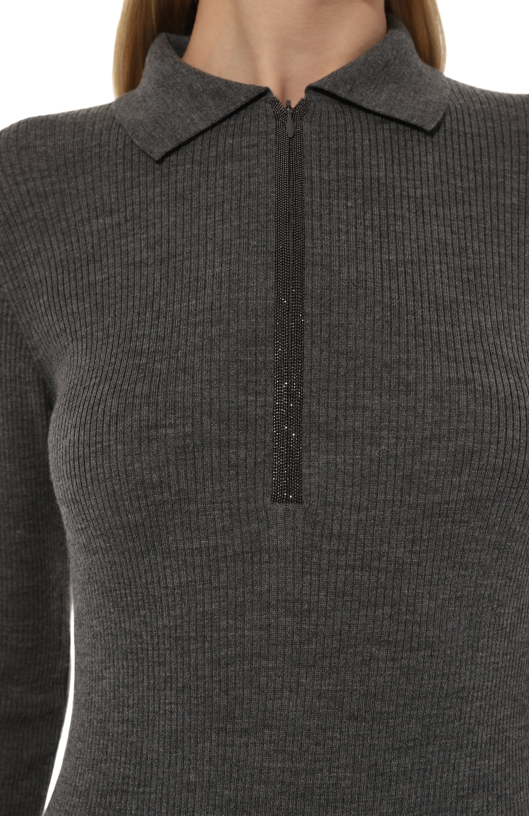 Шерстяное платье BRUNELLO CUCINELLI, арт. M14817A95, фото 5