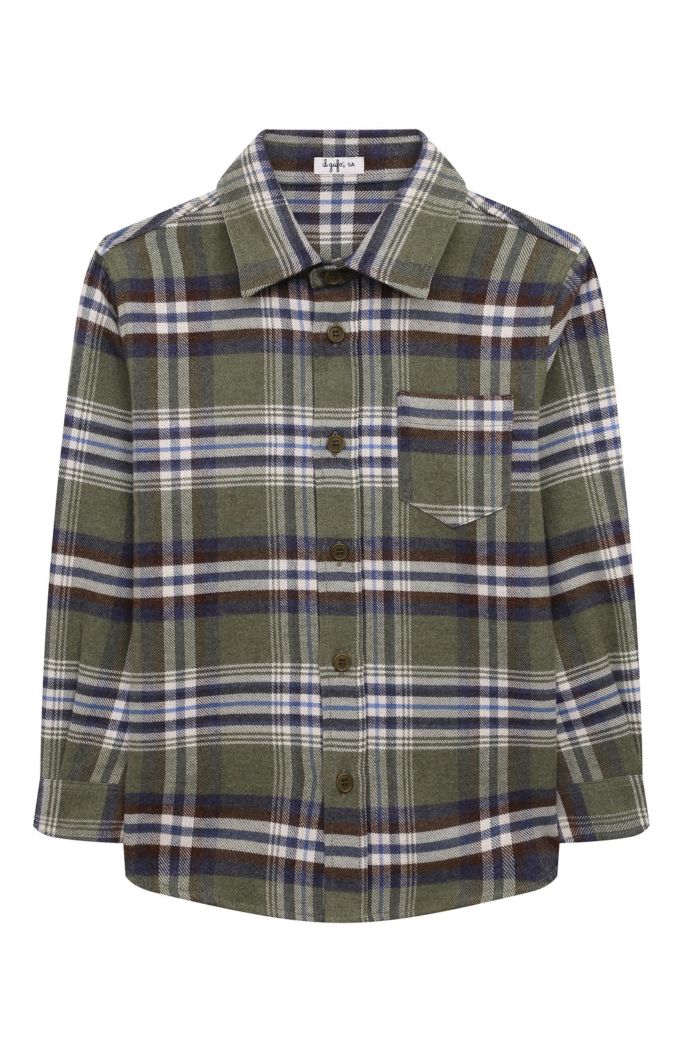 Хлопковая рубашка IL GUFO, арт. A24CL195C3156/5A-8A, фото 1