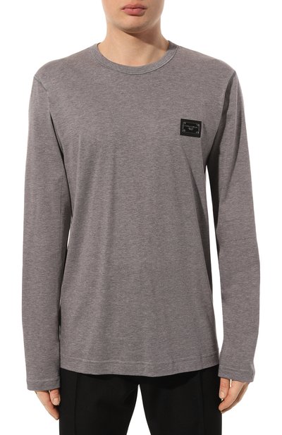 Хлопковый лонгслив DOLCE & GABBANA, арт. G8PV0T/G7F2I, фото 3