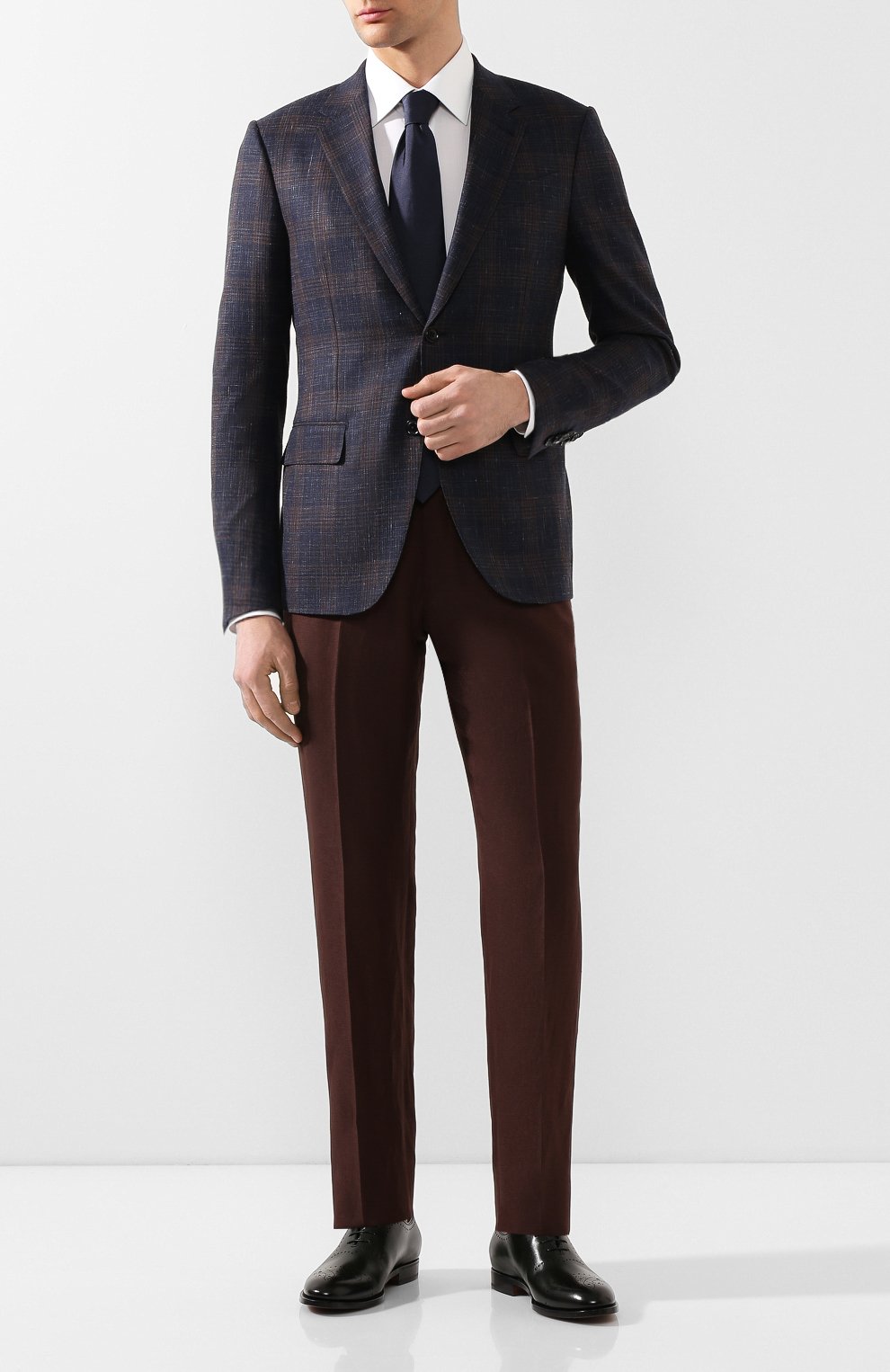 Кожаные оксфорды KITON, арт. USSCARAN00101, фото 2