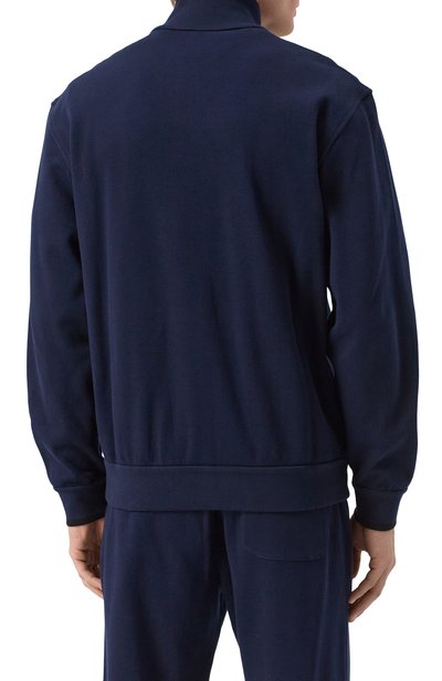 Хлопковая толстовка BRIONI темно-синего цвета по цене 121500 руб., арт. UJNU0L PA611, фото 4 Хлопковая толстовка BRIONI, арт. UJNU0L PA611, фото 4