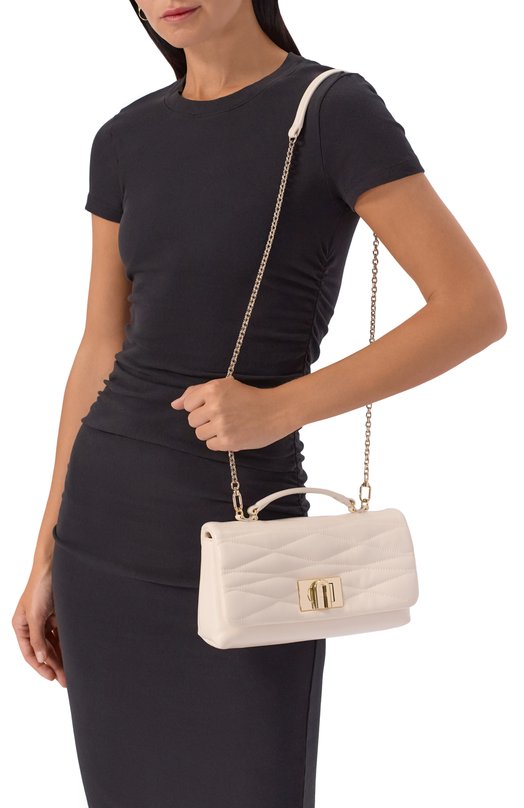 Сумка Furla 1927 Soft mini Furla WE00798/BX3548 Кремовый  WE00798/BX3548 Фото 2
